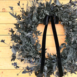 Black and Batty Wreath (ready to ship)