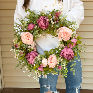 JANUARY 26th Spring Wreath Workshop- Double-O Saloon, Monroe Center, IL