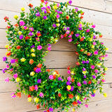 Multi-colored Boxwood Wreath (made to order)