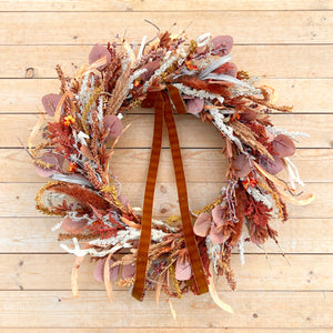 Fall Harvest Wreath (made to order)