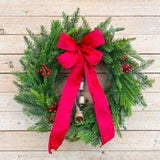 WREATH ADD ON ONLY: MEDIUM GOLD BELLS