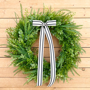 Mixed Fern Greenery Wreath (Made to Order)