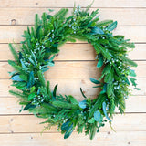 Evergreen and Juniper Wreath(made to order)