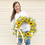 Sunflower Wreath (made to order)
