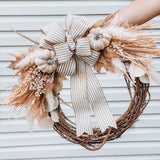 Boho Fall Wreath (made to order)