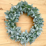 Lambs Ear Wreath (Made to Order)