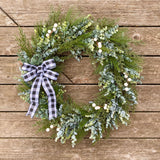 Mixed Winter Greenery Wreath (Made to Order)