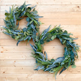 Mixed Eucalyptus Greenery Wreath (Made to Order)