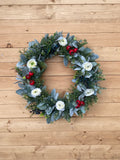 Patriotic Greenery Wreath (Made to order)