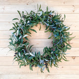 Olive Branch Wreath- Bow Optional- (Made to Order)